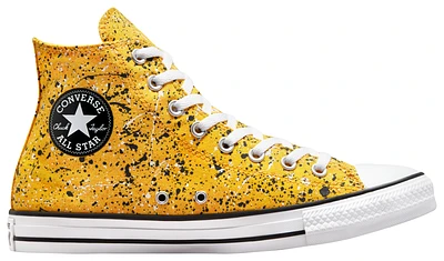 Converse Boys Converse Archive Print Hi - Boys' Grade School Basketball Shoes White/Black/Yellow Size 05.0