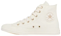 Converse Womens Chuck Taylor All Star Hi - Shoes Egret/Egret/Light Gold