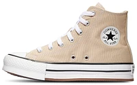 Converse Girls Chuck Taylor All Star EVA Lift Hi - Girls' Grade School Basketball Shoes Tan/White