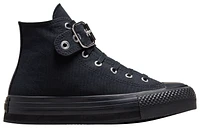 Converse Girls Chuck Taylor All Star Eva Lift Meta Noir - Girls' Grade School Basketball Shoes Black/Black/Black