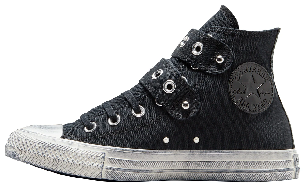 Converse Womens Chuck Taylor All Star Strap With Buckle Hi - Shoes Egret/Black