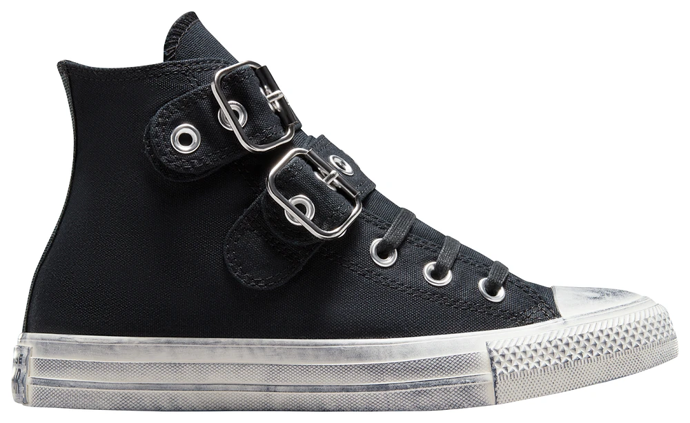 Converse Womens Chuck Taylor All Star Strap With Buckle Hi - Shoes Egret/Black