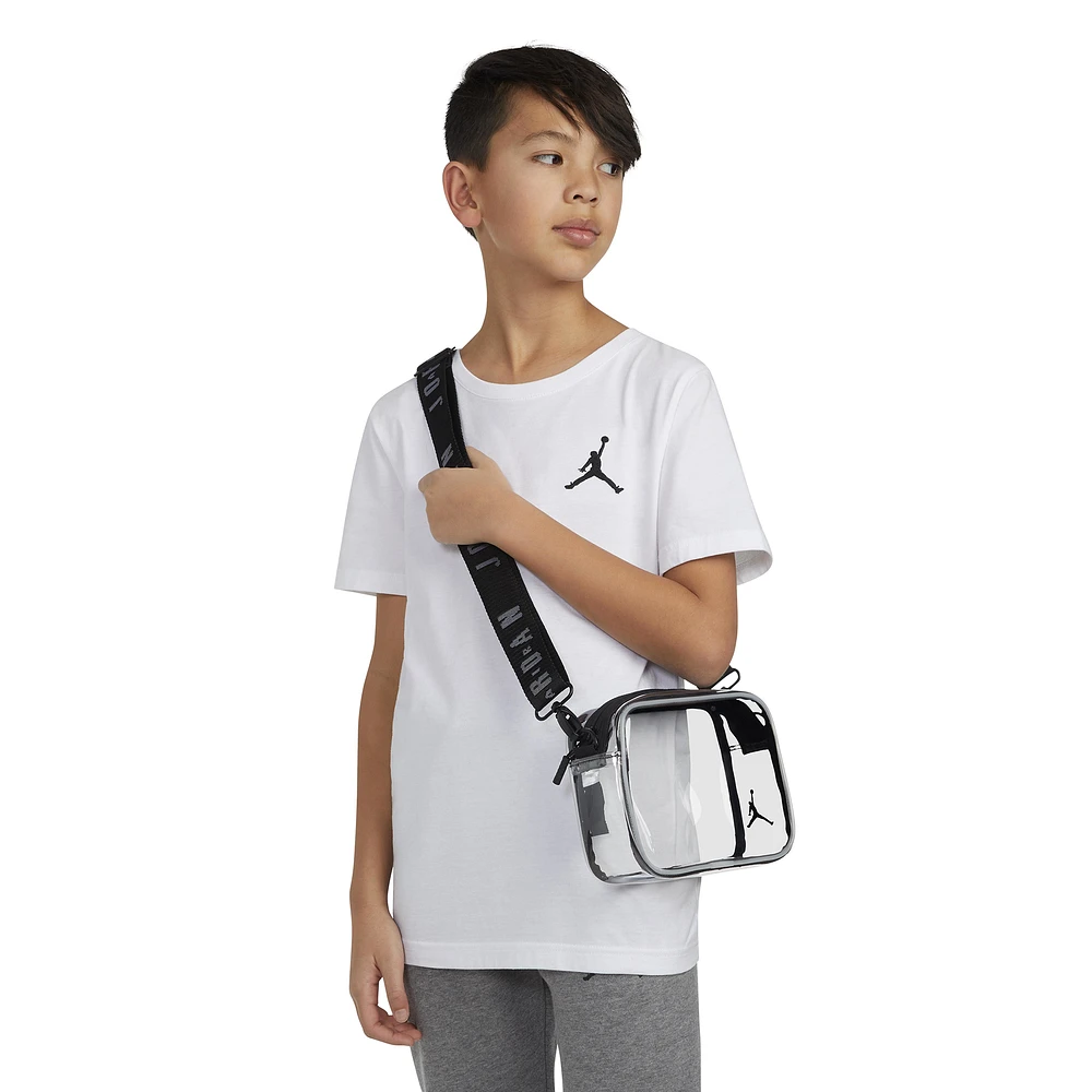 Jordan Kids Jordan Stadium Bag - Youth Clear/Black Size One Size