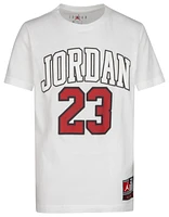 Jordan Boys 23 Practice Flight T-Shirt - Boys' Grade School White/Red