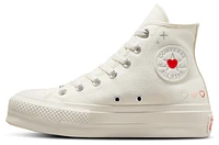 Converse Womens Chuck Taylor All Star Lift - Shoes White/Pink