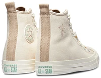 Converse Girls Chuck Taylor All Star Hi - Girls' Grade School Basketball Shoes White/Nutty Granola/Egret