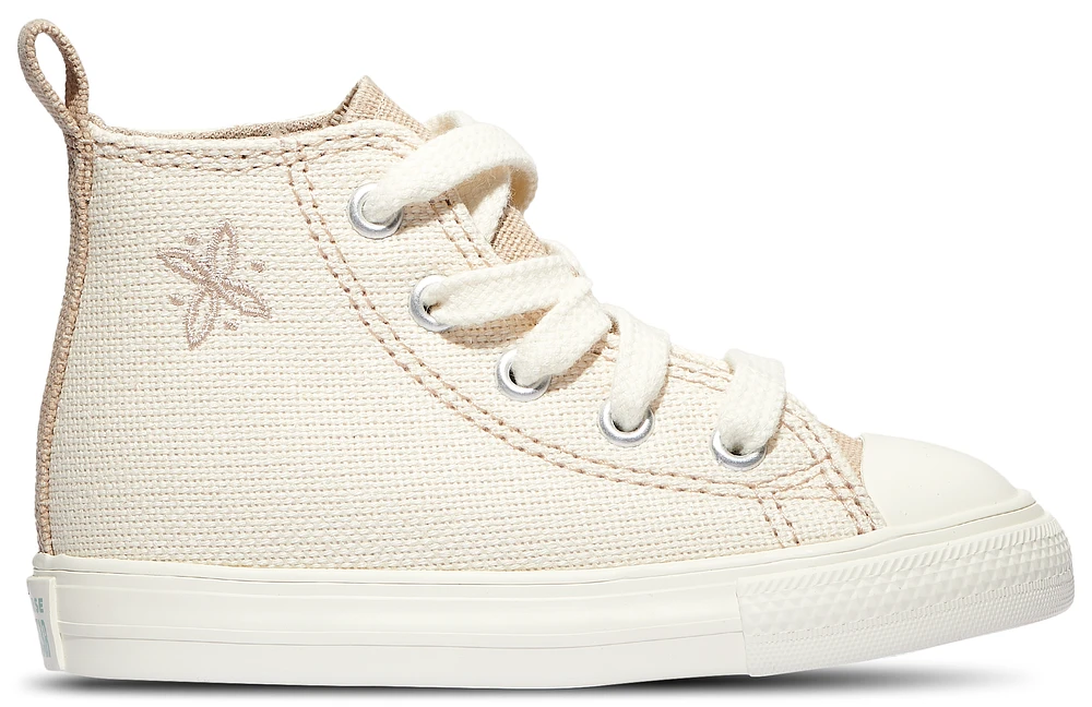 Converse Girls Chuck Taylor All Star Hi - Girls' Toddler Basketball Shoes White/Egret/Nutty Granola