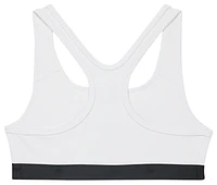 Nike Girls Nike Pro Swoosh Bra - Girls' Grade School White/Pure Platinum Size XL
