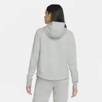 Nike Womens Nike Plus Tech Fleece Hoodie - Womens Grey/Black Size 1X