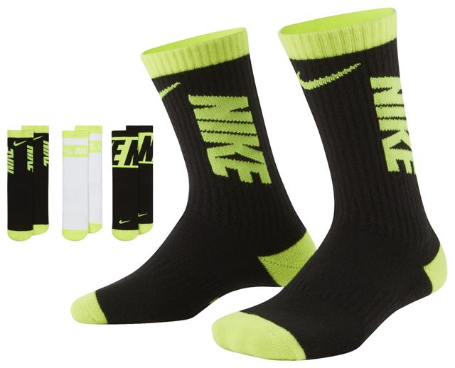 Nike 3-Pack Crew Socks - Boys' Grade School