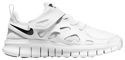 Nike Boys Free Run 2 - Boys' Preschool Running Shoes White/Black/Black