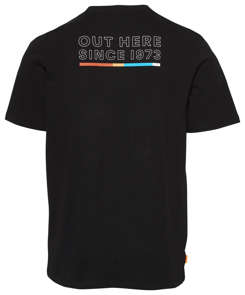 Timberland Mens Timberland OA Graphic T-Shirt - Mens Black Size S