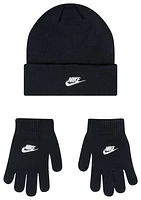 Jordan Lurex Futura Beanie Glove Set - Boys' Grade School