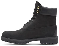 Timberland Mens 6 Inch Premium Waterproof Boots Biggie - Black/Gold