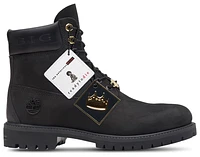 Timberland Mens 6 Inch Premium Waterproof Boots Biggie - Black/Gold