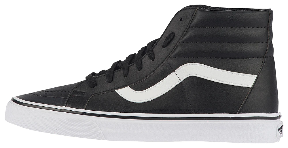 Vans Mens Sk8-HI Tumble Leather - Shoes Black/White