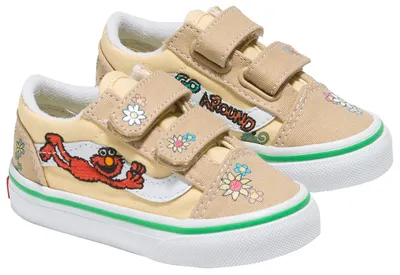 Vans Boys Vans Old Skool Sesame Street - Boys' Toddler Shoes Natural/Multi Size 10.0