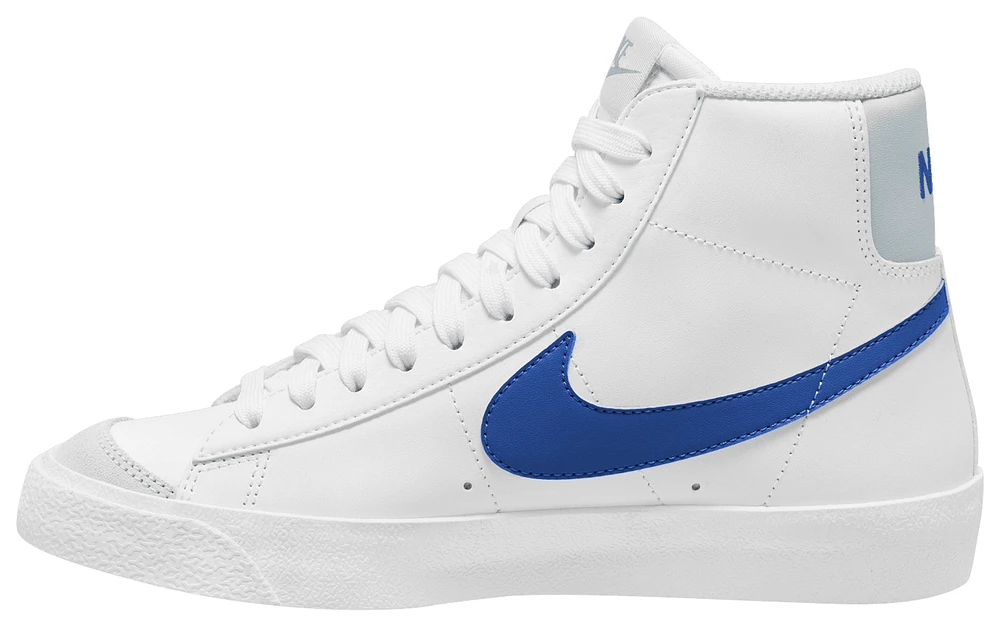 Nike Boys Blazer Mid "77 - Boys' Grade School Basketball Shoes Game Royal/White/Pure Platinum