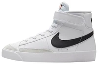 Nike Boys Blazer Mid '77 - Boys' Preschool Basketball Shoes White/Black/Orange