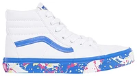 Vans Boys SK8 Hi Paint - Boys' Grade School Shoes White/Red