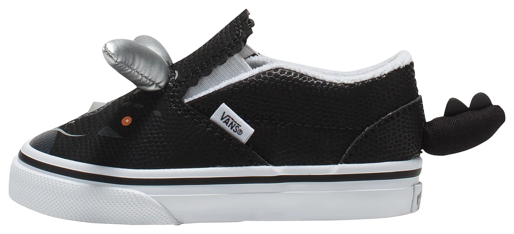 Vans Girls Triceratops Slip On Velcro - Girls' Infant Shoes Silver/Black