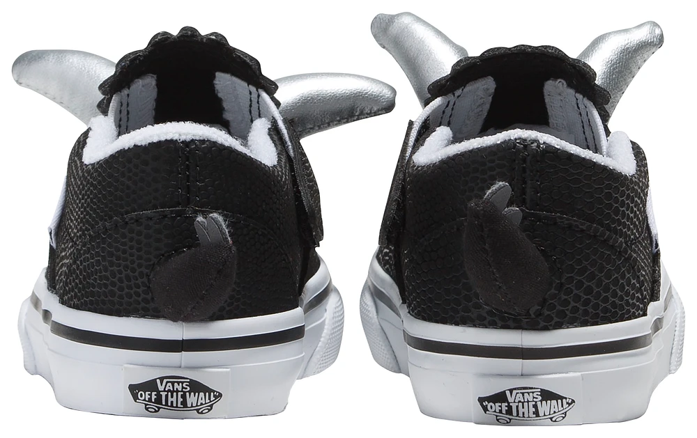 Vans Girls Triceratops Slip On Velcro - Girls' Infant Shoes Silver/Black
