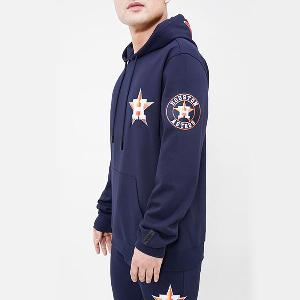 Pro Standard Navy Houston Astros Classic Fleece Pullover Hoodie