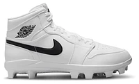 Jordan Mens Jordan Retro 1 MCS - Mens Baseball Shoes White/Black Size 08.5