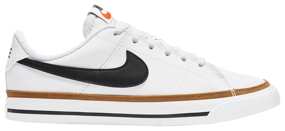 Nike Boys Court Legacy - Boys' Grade School Shoes White/Desert Ochre/Black