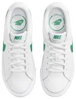 Nike Girls Court Legacy - Girls' Grade School Basketball Shoes White/Green