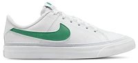 Nike Girls Court Legacy - Girls' Grade School Basketball Shoes White/Green