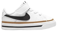 Nike Boys Nike Court Legacy - Boys' Infant Basketball Shoes White/Desert Ochre Size 10.0