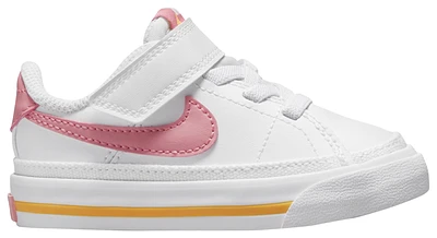 Nike Boys Nike Court Legacy - Boys' Toddler Shoes Laser Orange/Coral Chalk/White Size 10.0