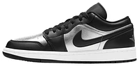 Jordan Womens Jordan AJ 1 Low SE - Womens Basketball Shoes White/Black/Metallic Silver Size 09.5