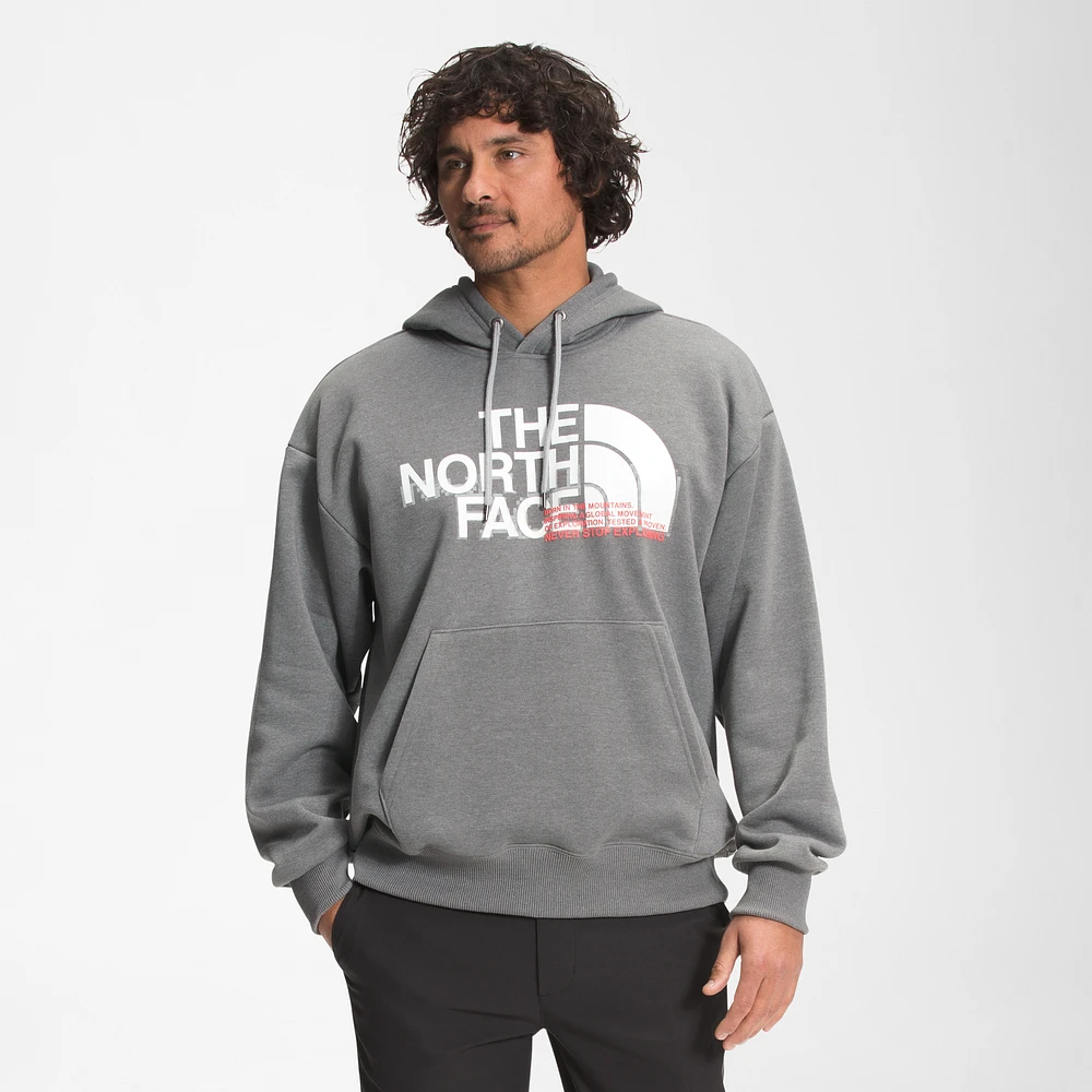 The North Face Mens Coordinates Pullover Hoodie - Gray/Gray