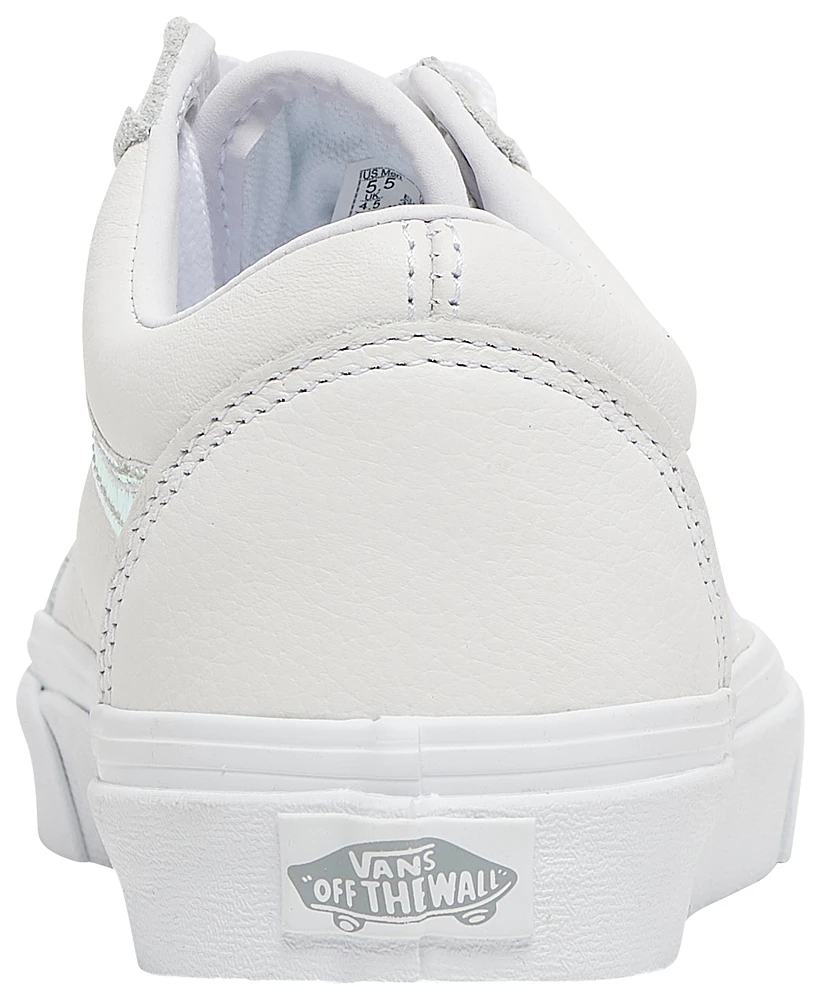 Vans Womens Vans Old Skool - Womens Shoes White Holo/White Size 06.0