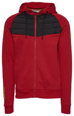 Timberland Mens Boots For Good Full Zip Hoodie - Scarlet/Black/Gold