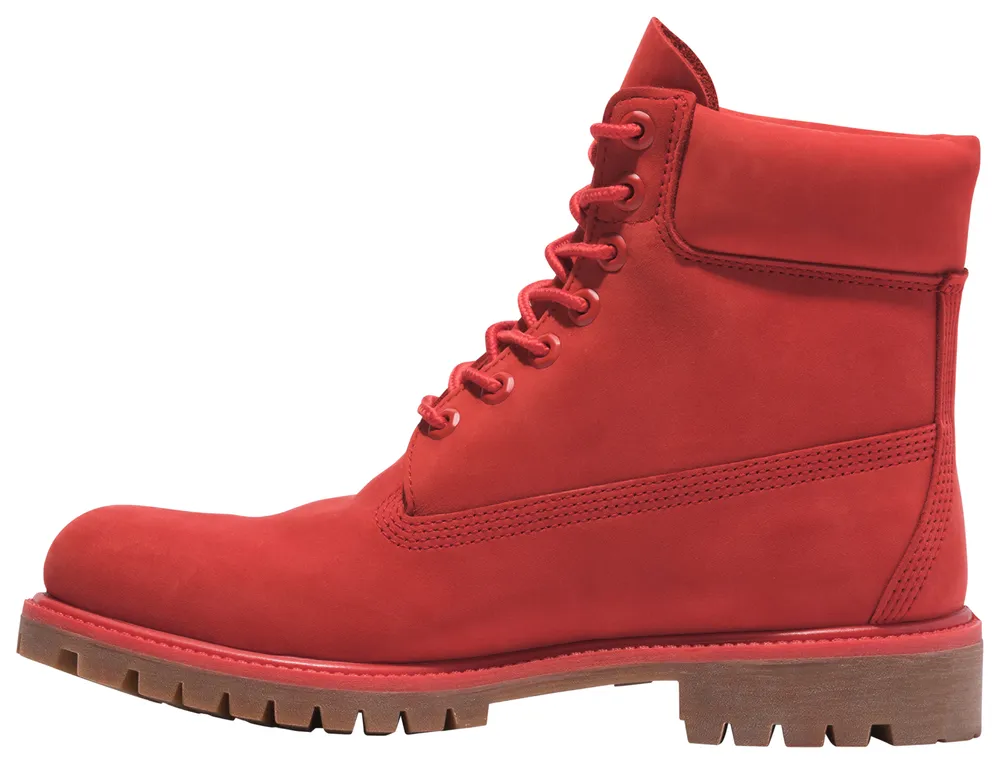 Timberland Mens Timberland 6" 50th Anniversary Boots - Mens Red/Gum Size 10.5