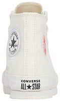 Converse Girls Hi Eva Lift - Girls' Preschool Shoes Egret/Vintage White/Peach Dream