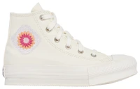 Converse Girls Hi Eva Lift - Girls' Preschool Shoes Egret/Vintage White/Peach Dream