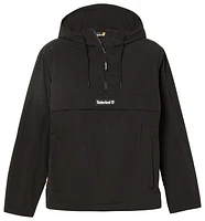 Timberland Mens DWR Windbreaker Half-Zip Jacket - Black