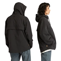 Timberland Mens DWR Windbreaker Half-Zip Jacket - Black