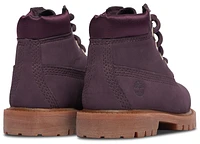 Timberland Girls Premium 6" Waterproof Boots - Girls' Toddler Black/Purple