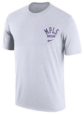 Nike Mens Lakers CE Courtside Moments Story T-Shirt - White