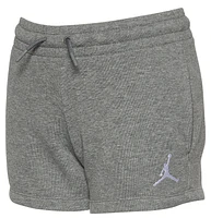 Jordan Girls Essential Shorts - Girls' Grade School Carbon Heather