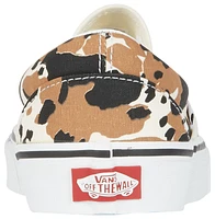 Vans Womens Vans Classic Slip On - Womens Shoes Brown/Black/White Size 10.0