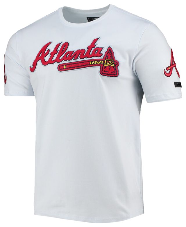 Women's Fanatics Branded Red Atlanta Braves Team Lockup V-Neck T-Shirt