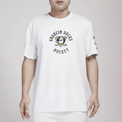Pro Standard Mens Pro Standard Ducks Hybrid SJ T-Shirt - Mens White Size XL