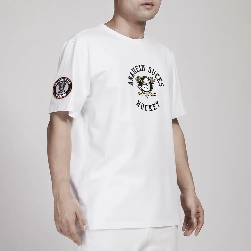 Pro Standard Mens Pro Standard Ducks Hybrid SJ T-Shirt - Mens White Size XL