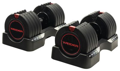 Weider Pair Of 50LB Select-A-Weights
